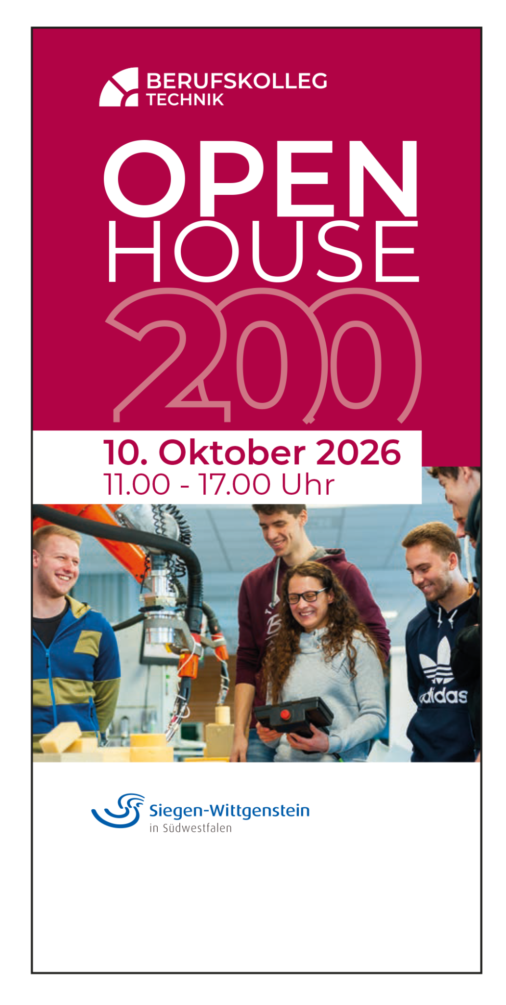 Open House – 10. Oktober 2026, 11 bis 17 Uhr